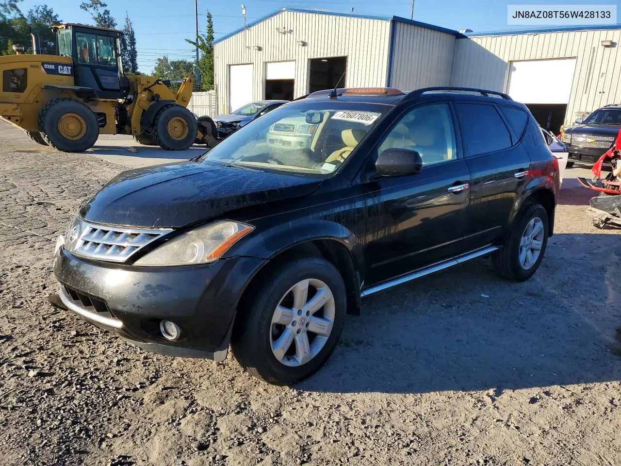 NISSAN MURANO 2006, VIN JN8AZ08T56W428133
