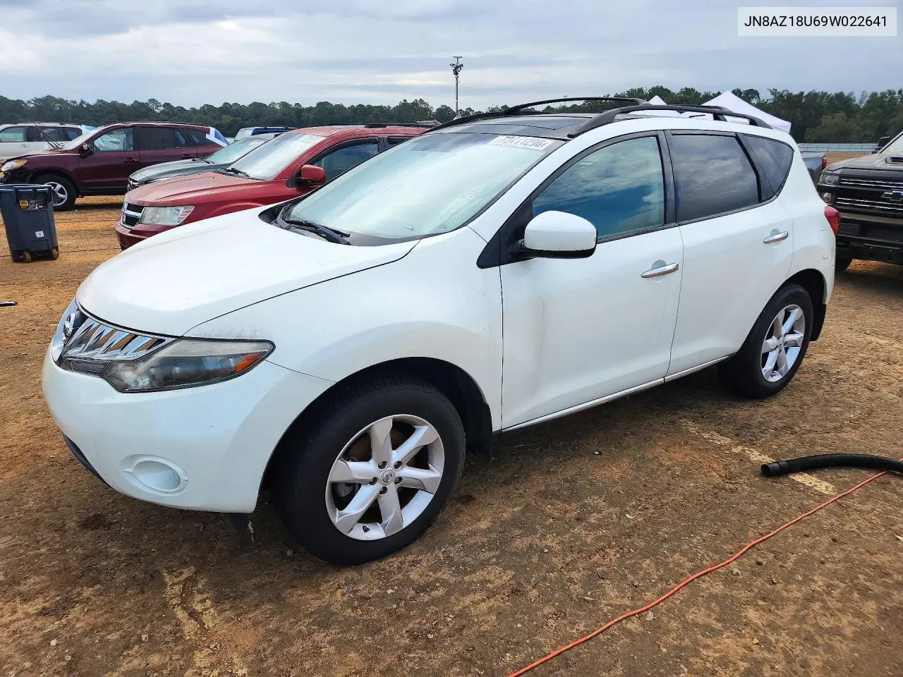 NISSAN MURANO 2009, VIN JN8AZ18U69W022641