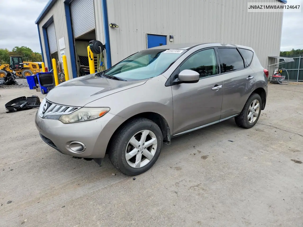 NISSAN MURANO 2010, VIN JN8AZ1MW8AW124647