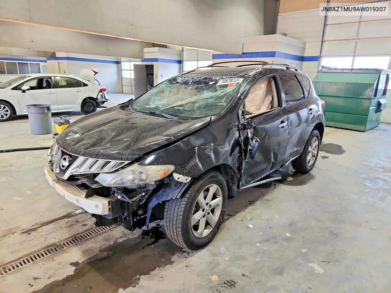 NISSAN MURANO 2010, VIN JN8AZ1MU9AW019307