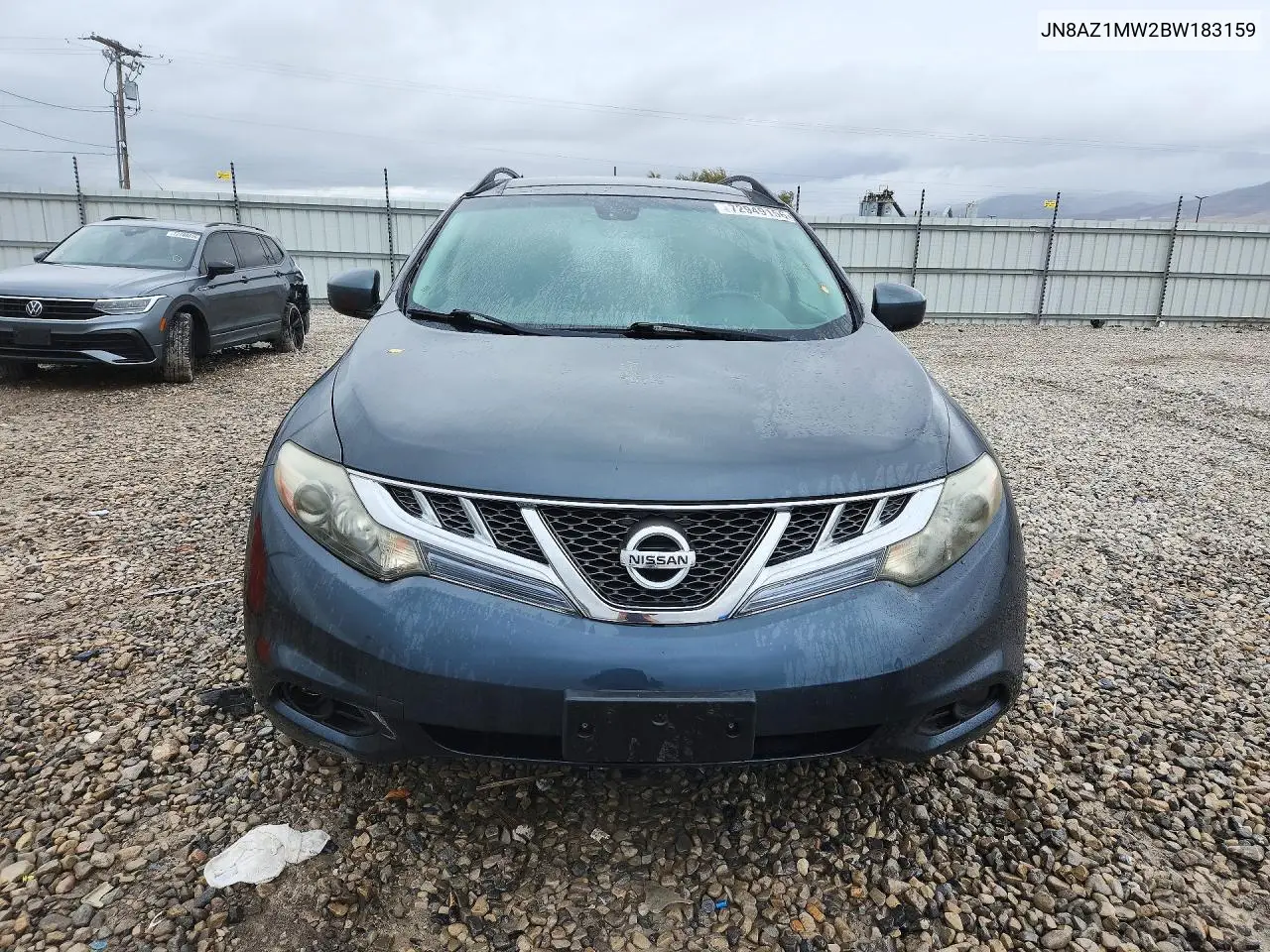 NISSAN MURANO 2011, VIN JN8AZ1MW2BW183159
