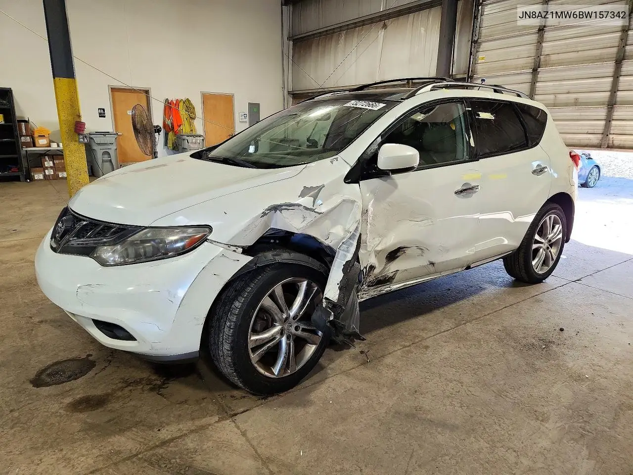NISSAN MURANO 2011, VIN JN8AZ1MW6BW157342