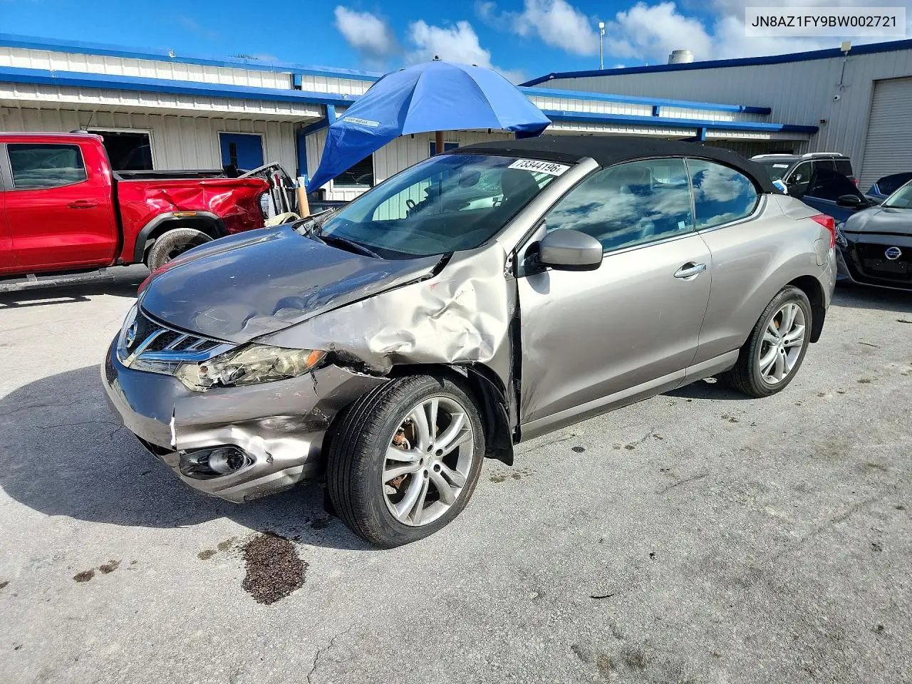 NISSAN MURANO 2011, VIN JN8AZ1FY9BW002721