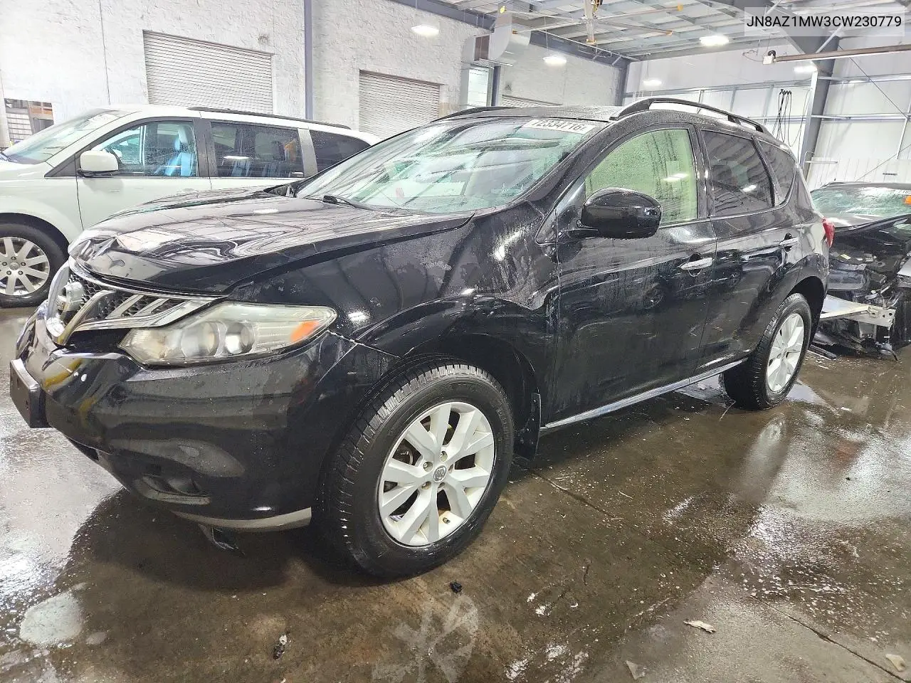 NISSAN MURANO 2012, VIN JN8AZ1MW3CW230779