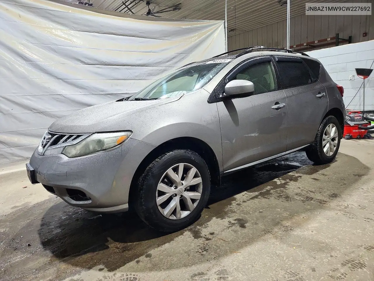 NISSAN MURANO 2012, VIN JN8AZ1MW9CW227692