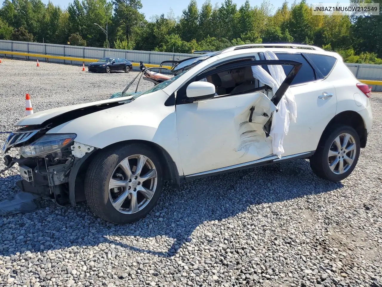 NISSAN MURANO 2013, VIN JN8AZ1MU6DW212549