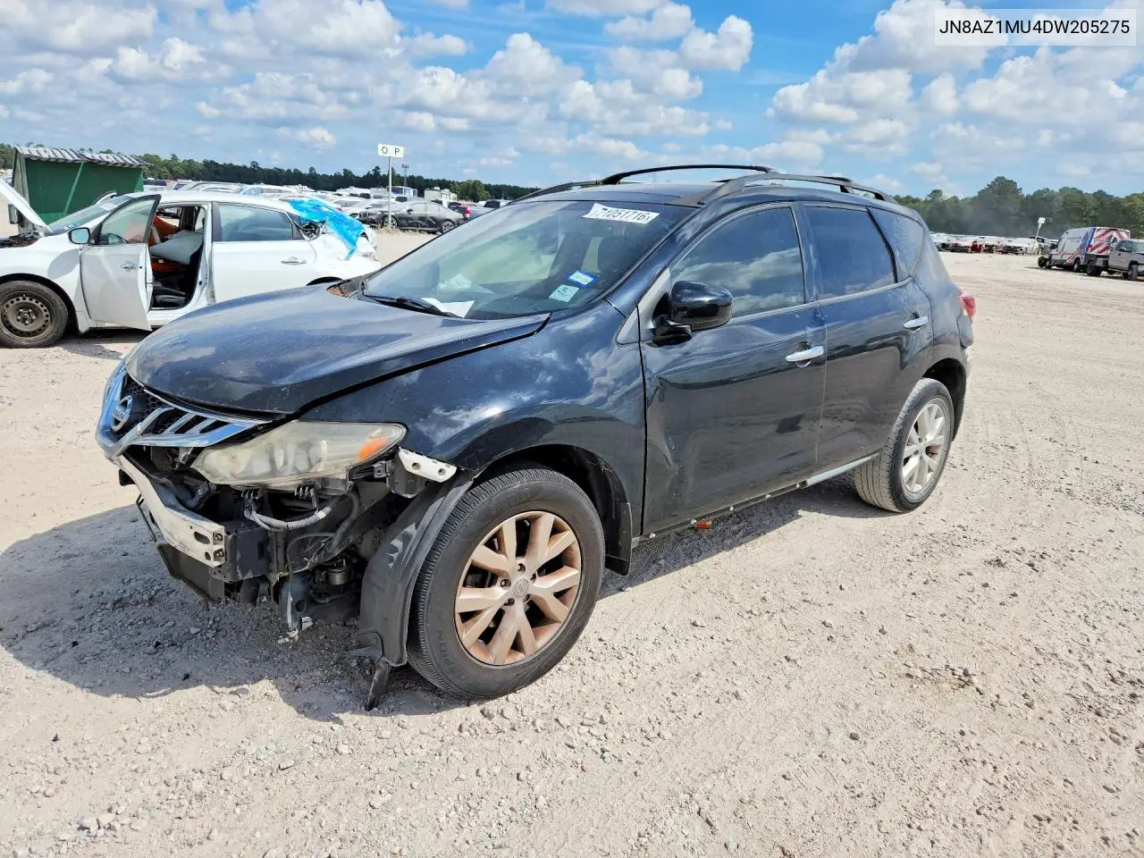 NISSAN MURANO 2013, VIN JN8AZ1MU4DW205275