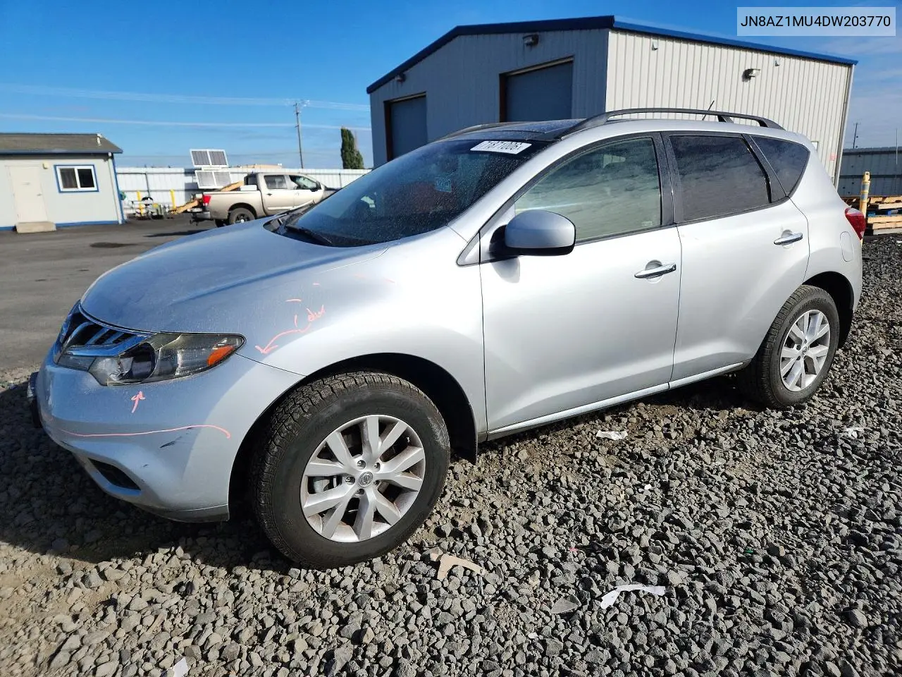 NISSAN MURANO 2013, VIN JN8AZ1MU4DW203770