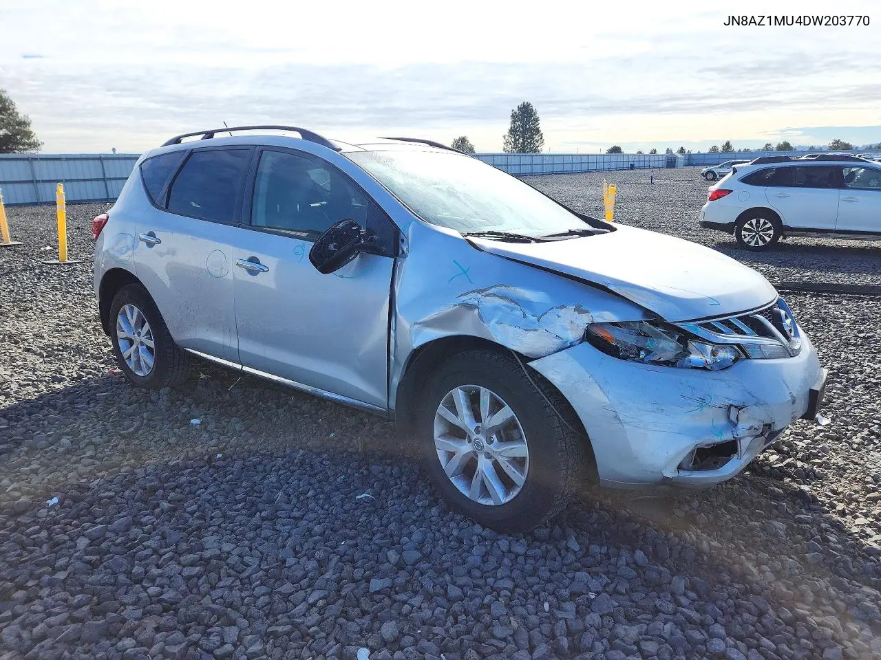 2013 NISSAN MURANO VIN JN8AZ1MU4DW203770 — фото 4