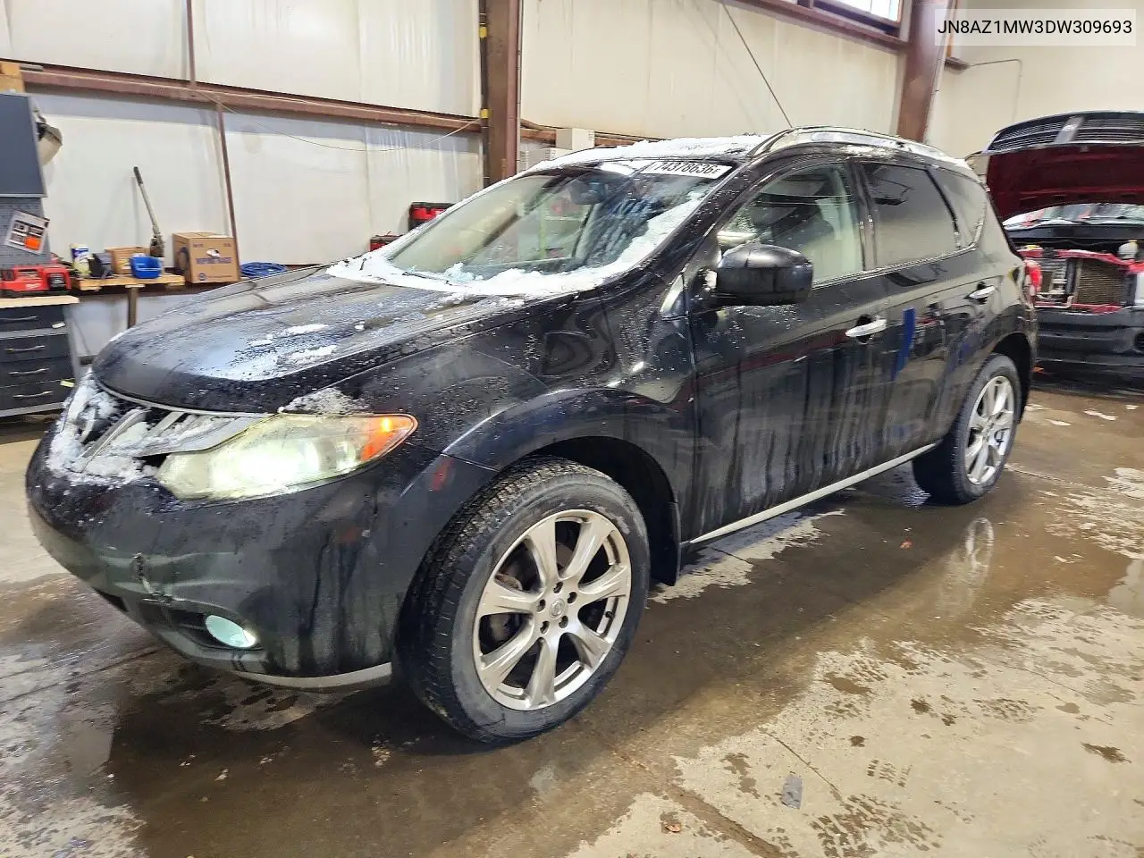 NISSAN MURANO 2013, VIN JN8AZ1MW3DW309693