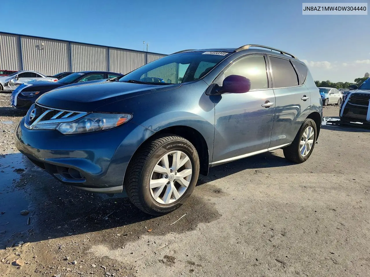 NISSAN MURANO 2013, VIN JN8AZ1MW4DW304440