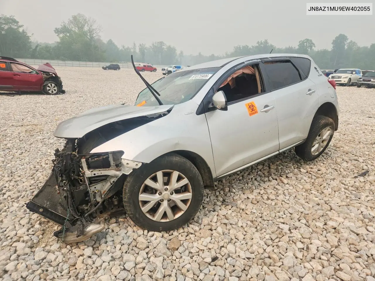 NISSAN MURANO 2014, VIN JN8AZ1MU9EW402055
