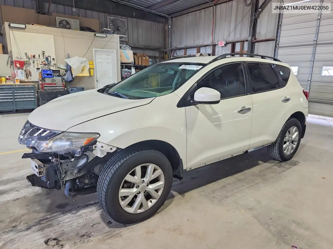 NISSAN MURANO 2014, VIN JN8AZ1MU0EW422050