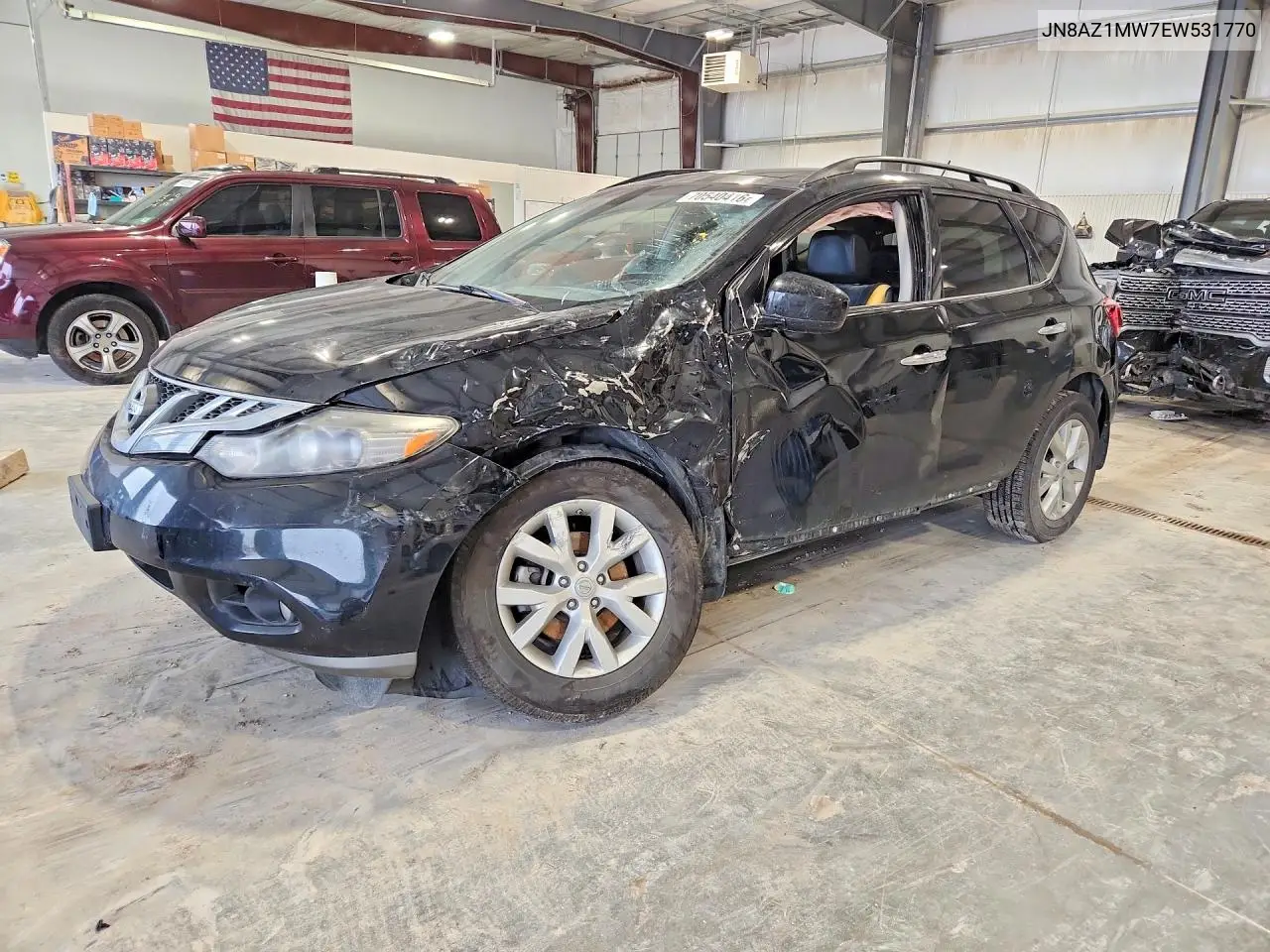 NISSAN MURANO 2014, VIN JN8AZ1MW7EW531770