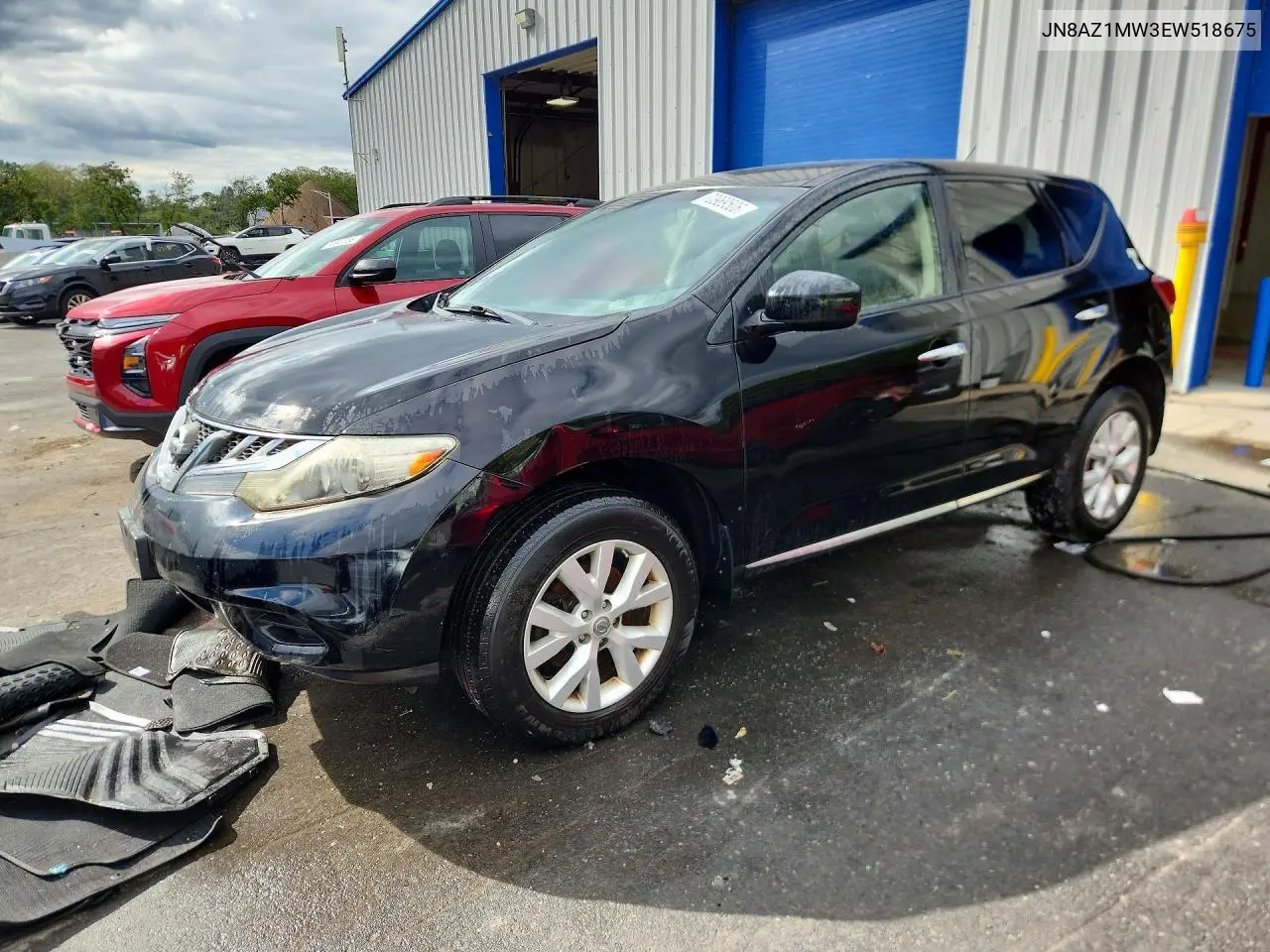 NISSAN MURANO 2014, VIN JN8AZ1MW3EW518675
