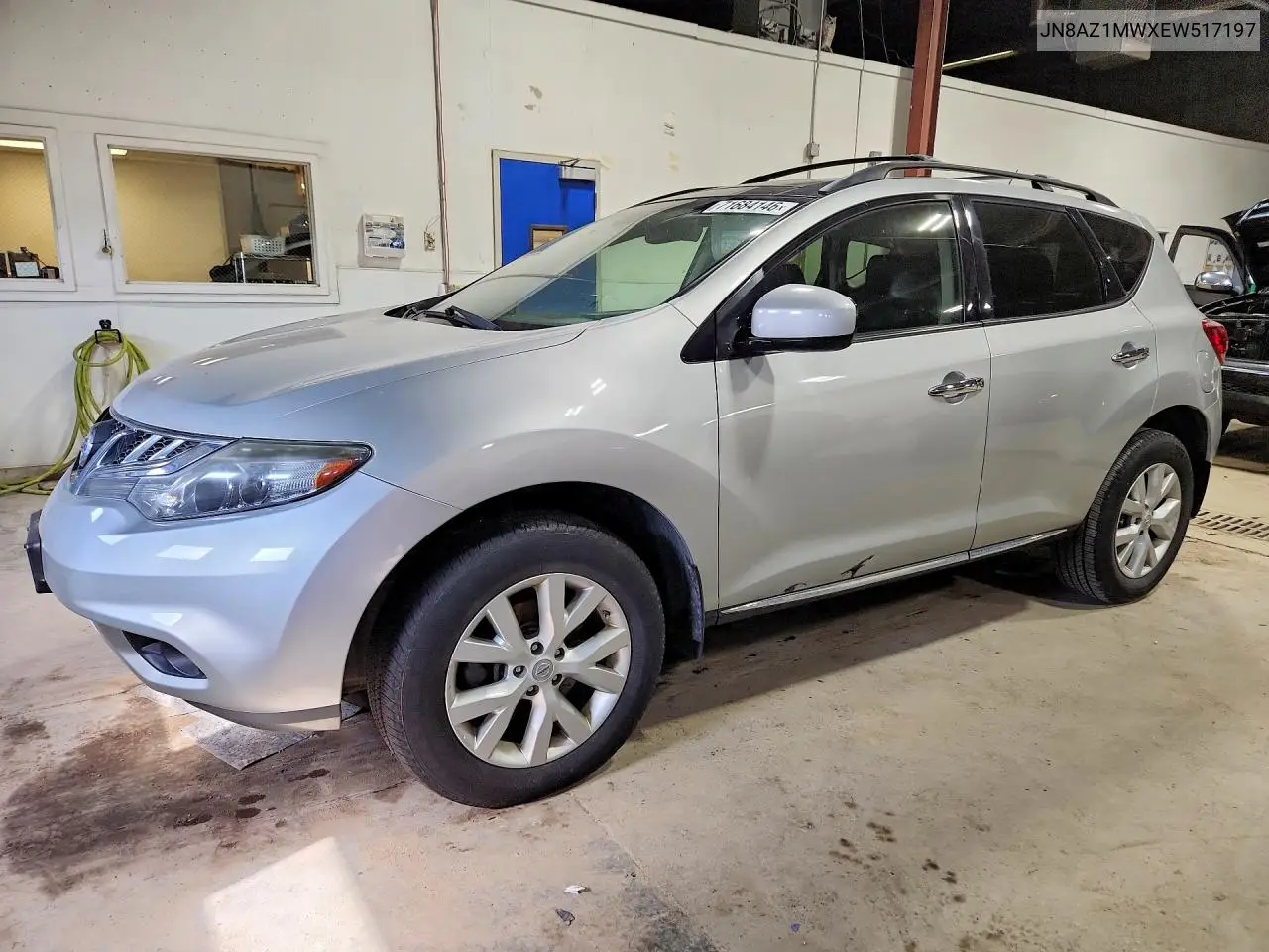 NISSAN MURANO 2014, VIN JN8AZ1MWXEW517197