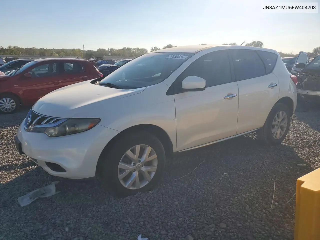 NISSAN MURANO 2014, VIN JN8AZ1MU6EW404703