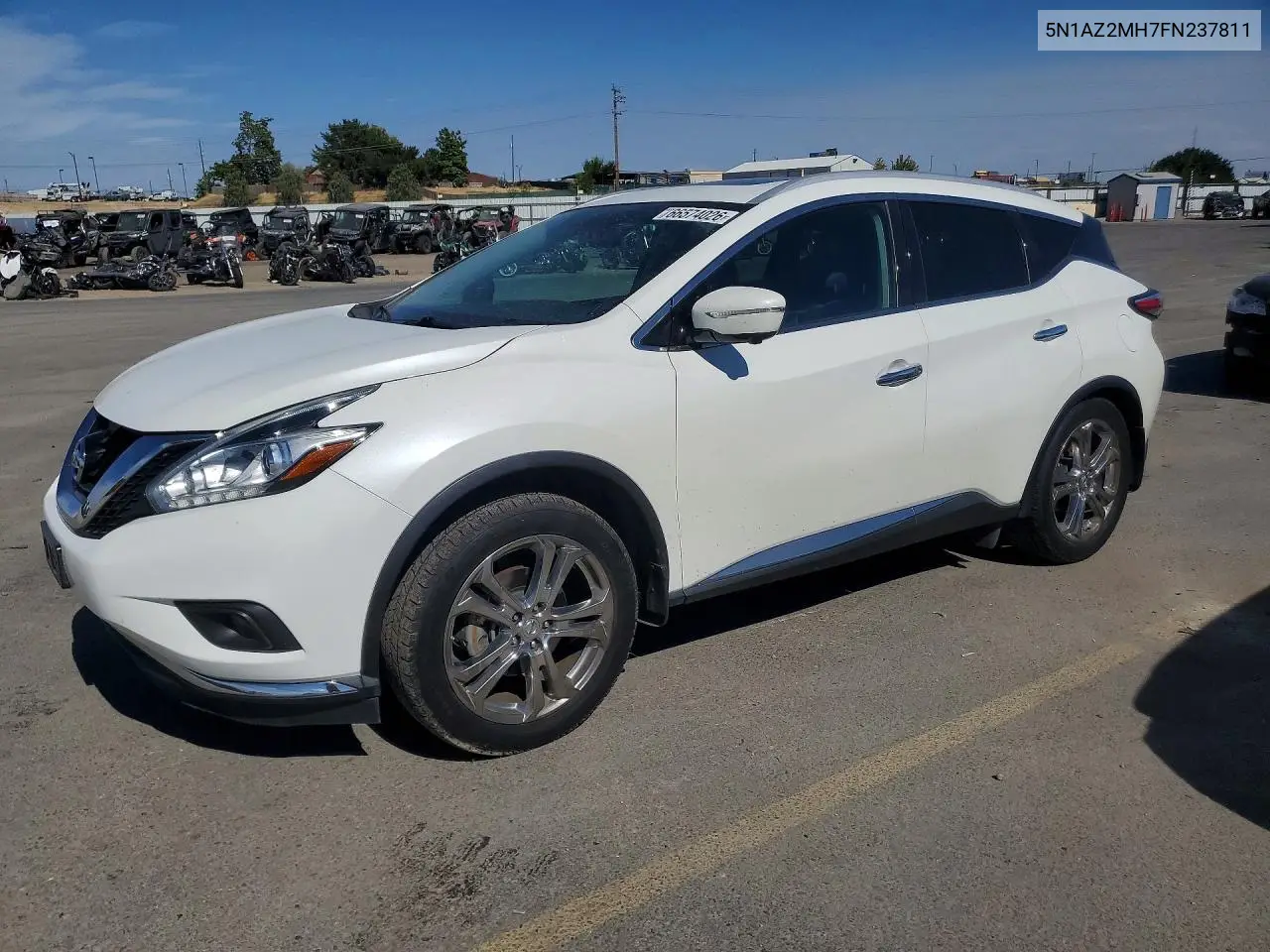NISSAN MURANO 2015, VIN 5N1AZ2MH7FN237811