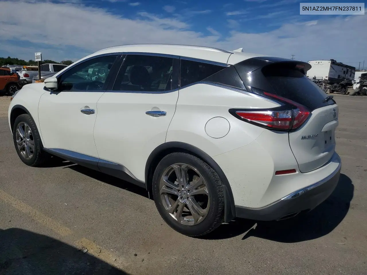 2015 NISSAN MURANO VIN 5N1AZ2MH7FN237811 — фото 2