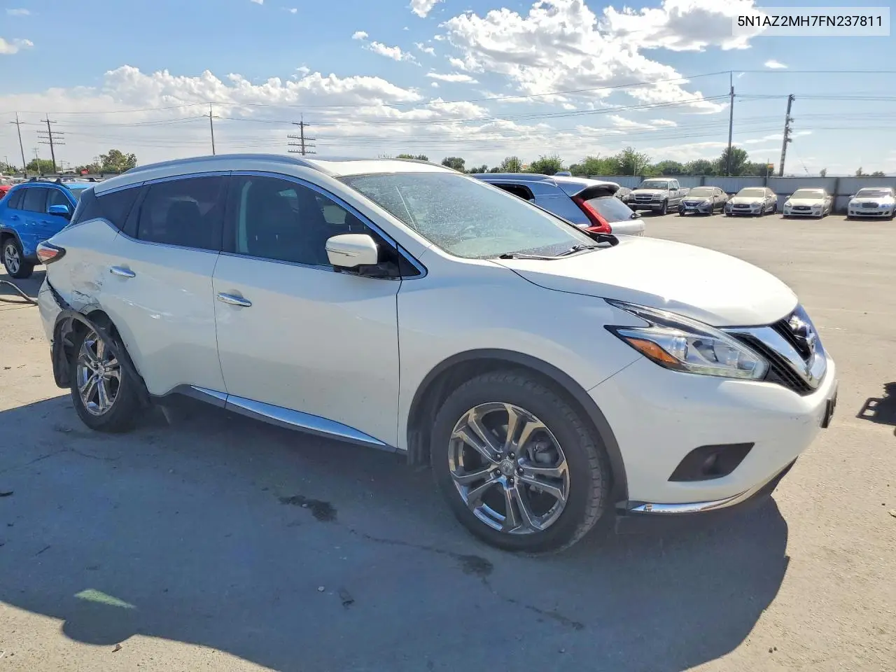 2015 NISSAN MURANO VIN 5N1AZ2MH7FN237811 — фото 4