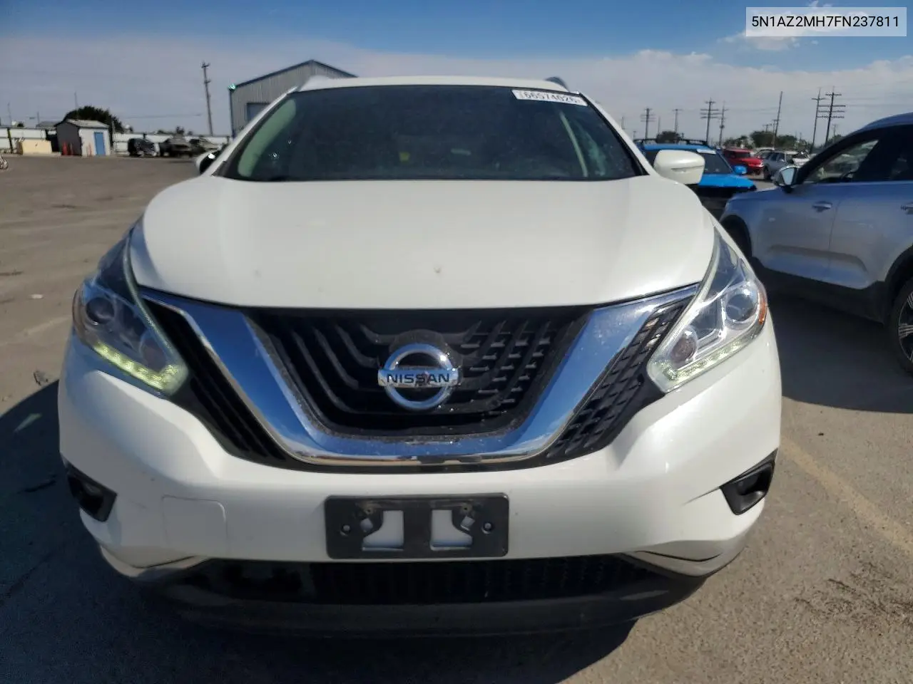 2015 NISSAN MURANO VIN 5N1AZ2MH7FN237811 — фото 5