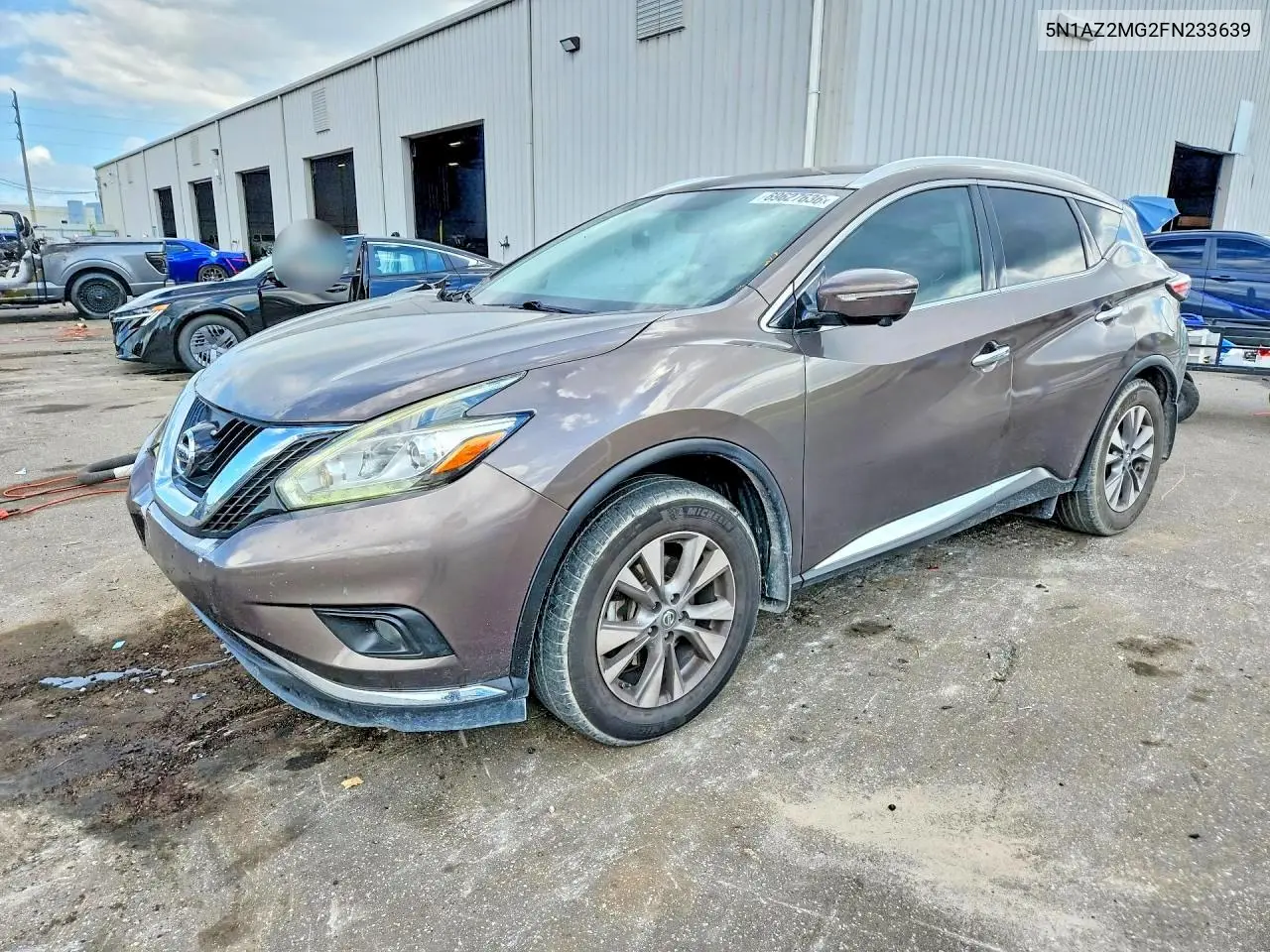 NISSAN MURANO 2015, VIN 5N1AZ2MG2FN233639