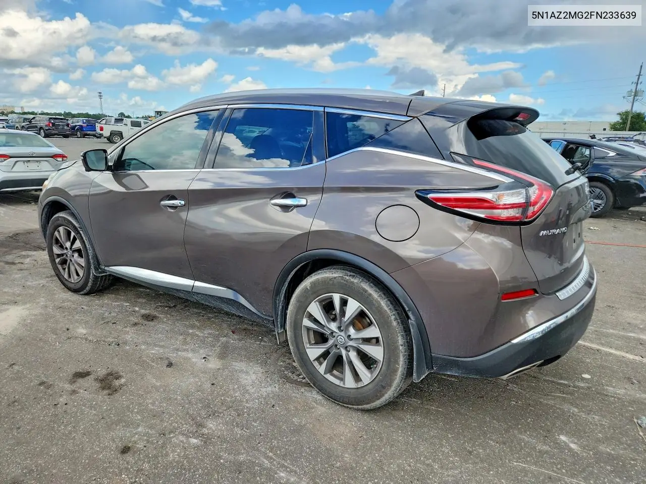 2015 NISSAN MURANO VIN 5N1AZ2MG2FN233639 — фото 2