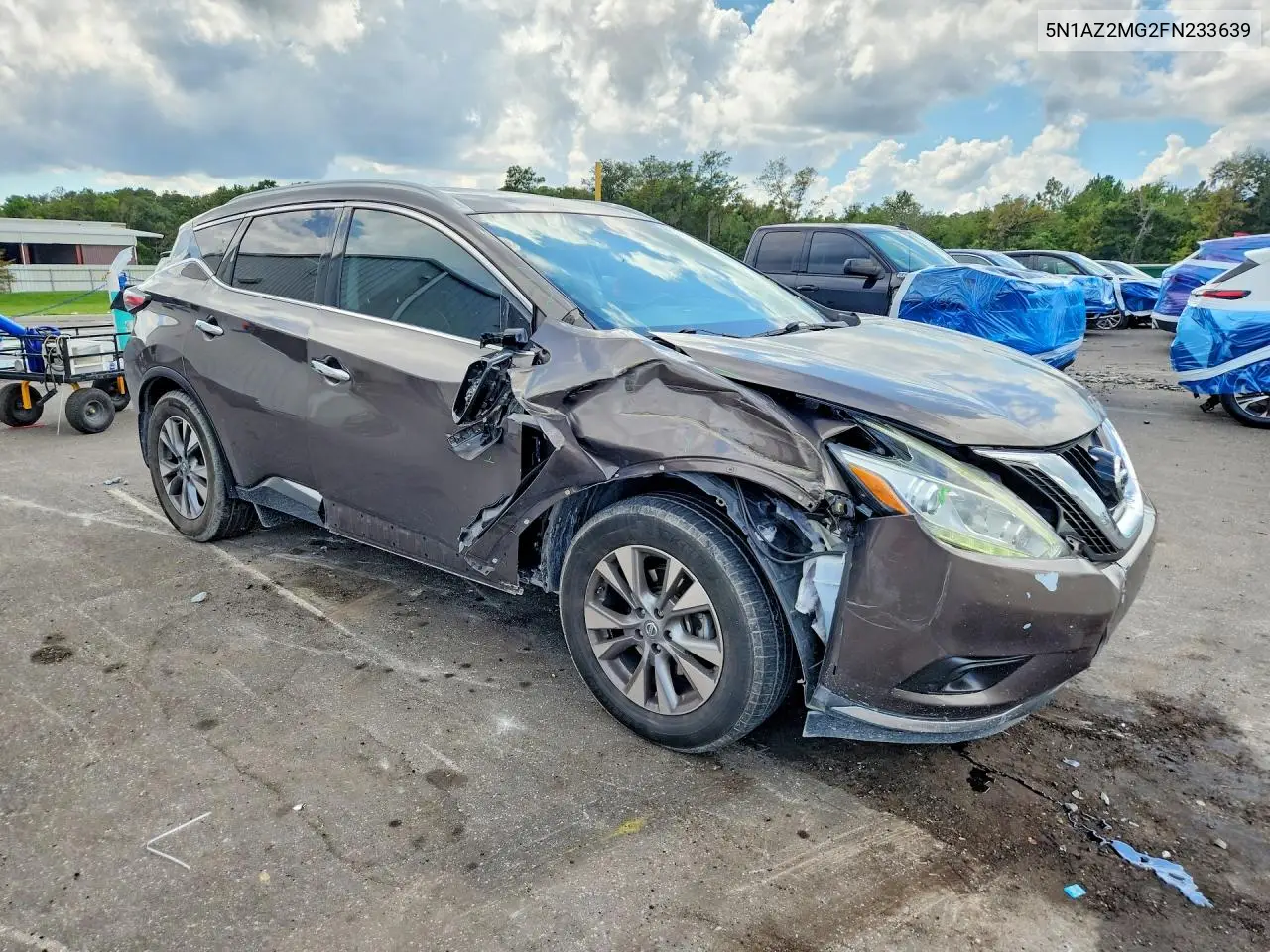 2015 NISSAN MURANO VIN 5N1AZ2MG2FN233639 — фото 4