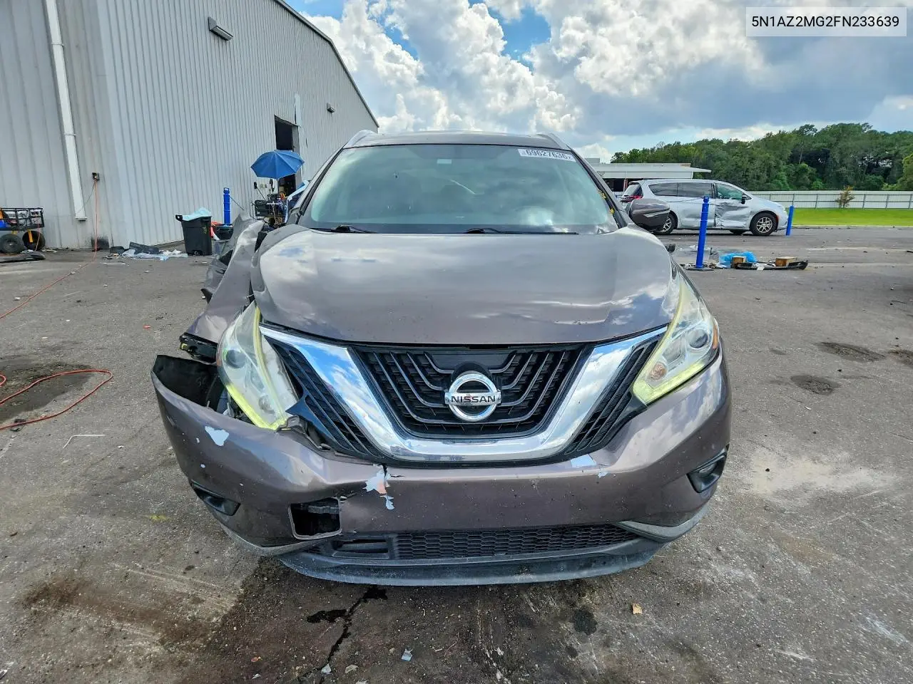 2015 NISSAN MURANO VIN 5N1AZ2MG2FN233639 — фото 5