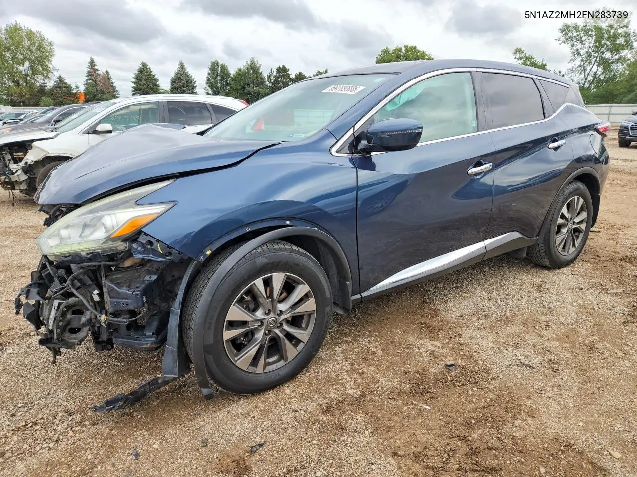 NISSAN MURANO 2015, VIN 5N1AZ2MH2FN283739