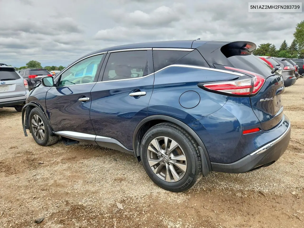 2015 NISSAN MURANO VIN 5N1AZ2MH2FN283739 — фото 2