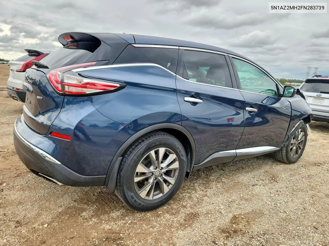 2015 NISSAN MURANO VIN 5N1AZ2MH2FN283739 — фото 3