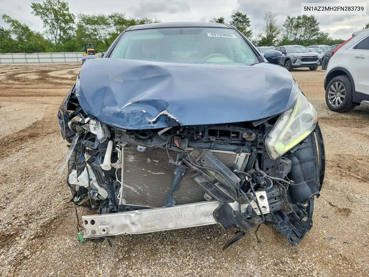 2015 NISSAN MURANO VIN 5N1AZ2MH2FN283739 — фото 5