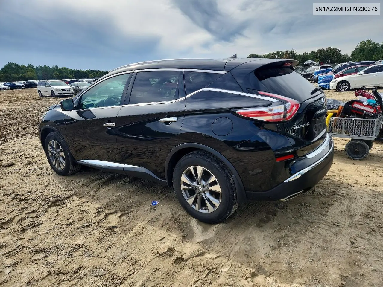 2015 NISSAN MURANO VIN 5N1AZ2MH2FN230376 — фото 2