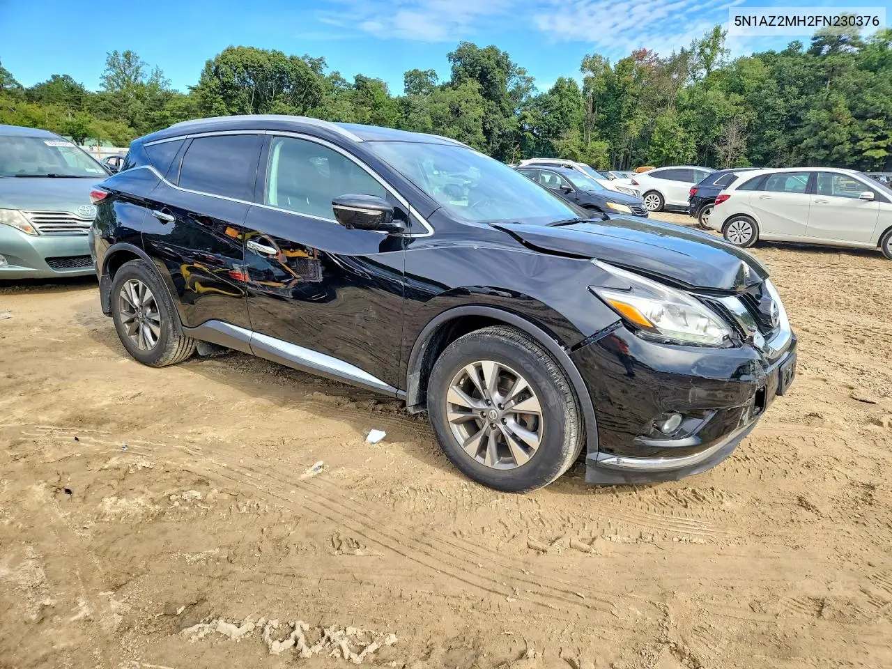 2015 NISSAN MURANO VIN 5N1AZ2MH2FN230376 — фото 4