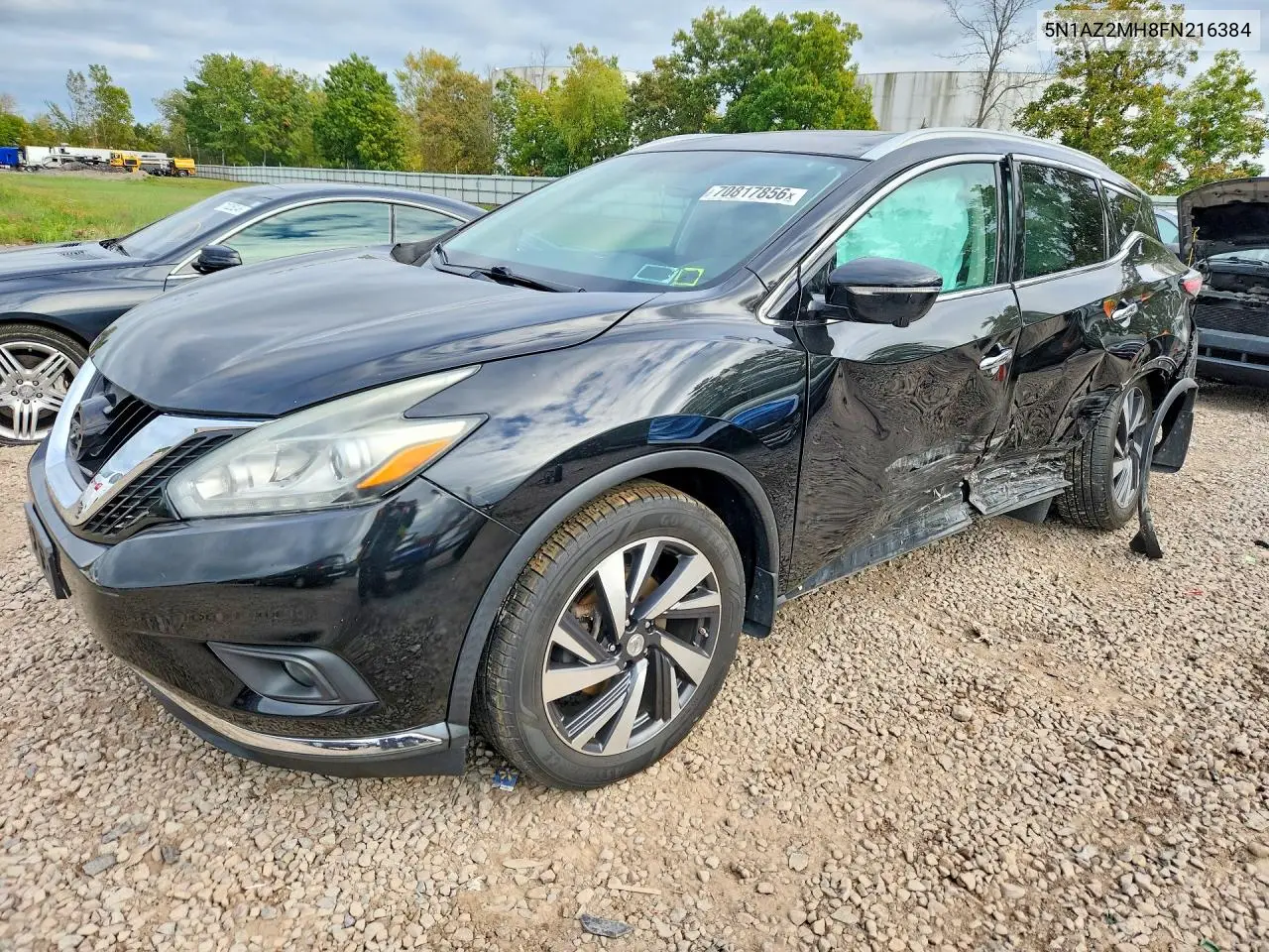 NISSAN MURANO 2015, VIN 5N1AZ2MH8FN216384
