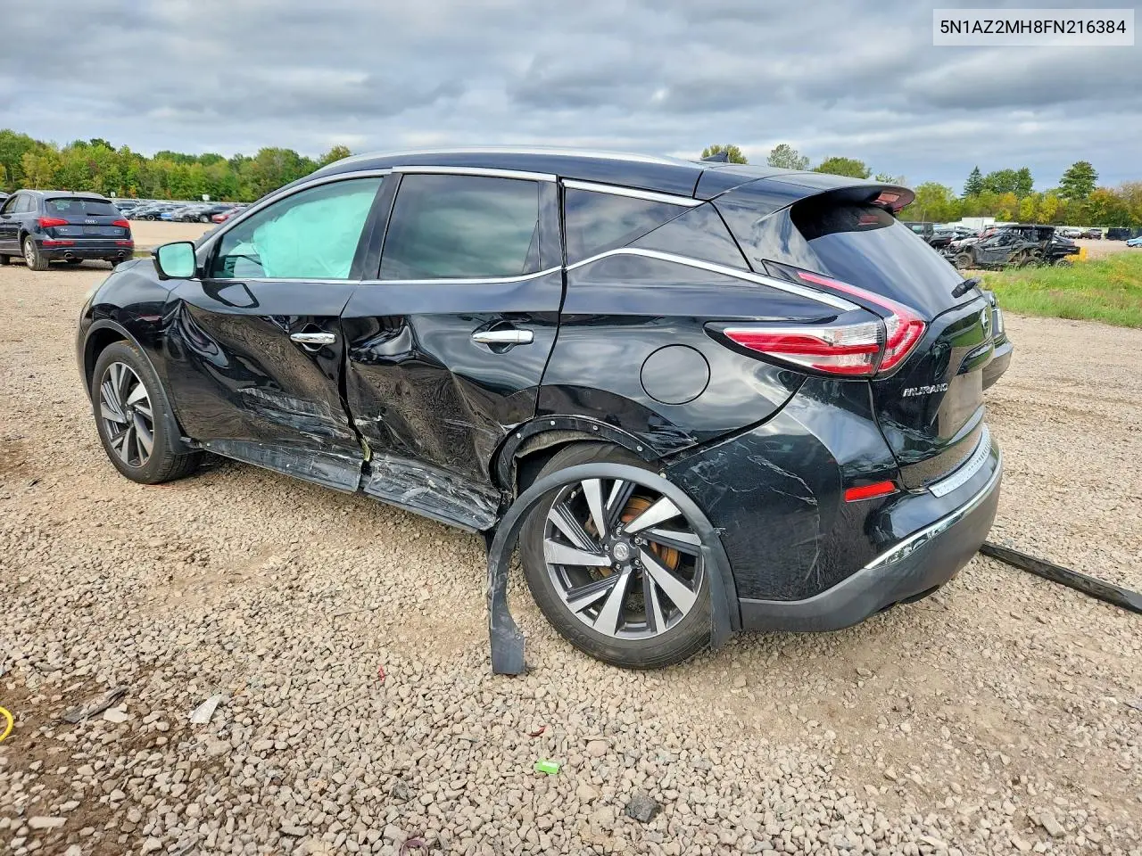 2015 NISSAN MURANO VIN 5N1AZ2MH8FN216384 — фото 2