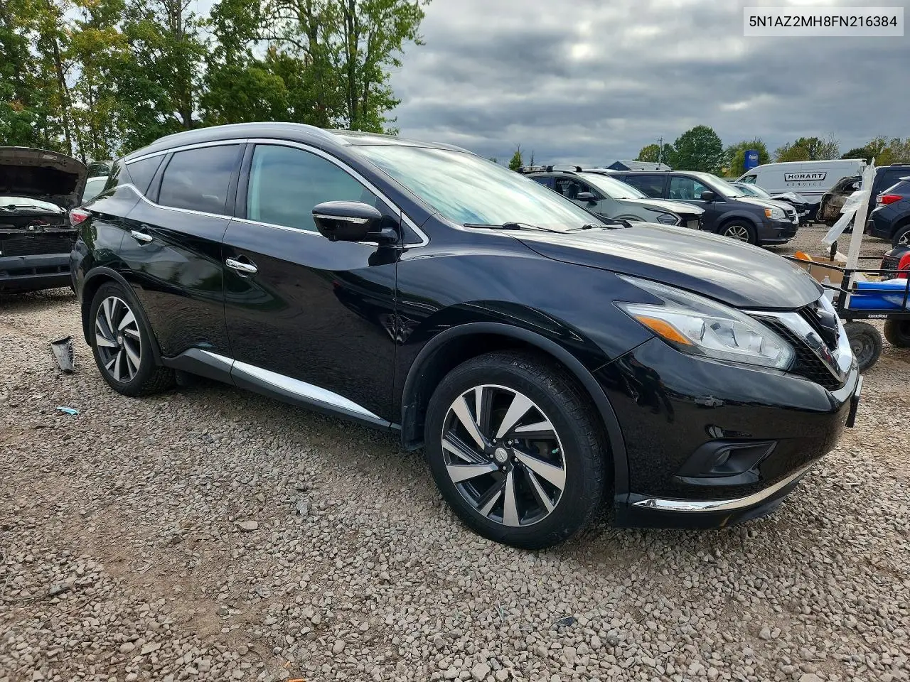 2015 NISSAN MURANO VIN 5N1AZ2MH8FN216384 — фото 4