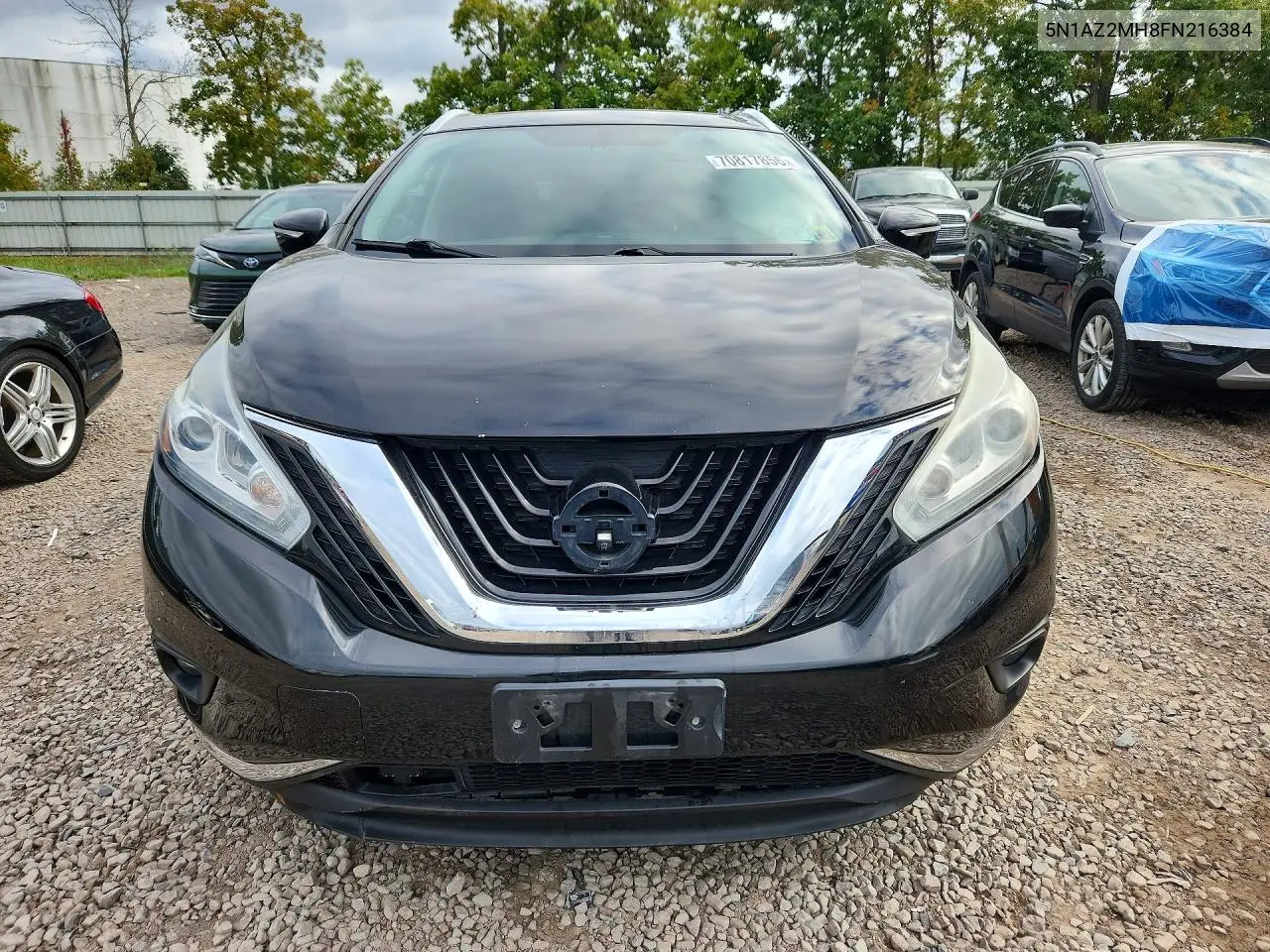 2015 NISSAN MURANO VIN 5N1AZ2MH8FN216384 — фото 5