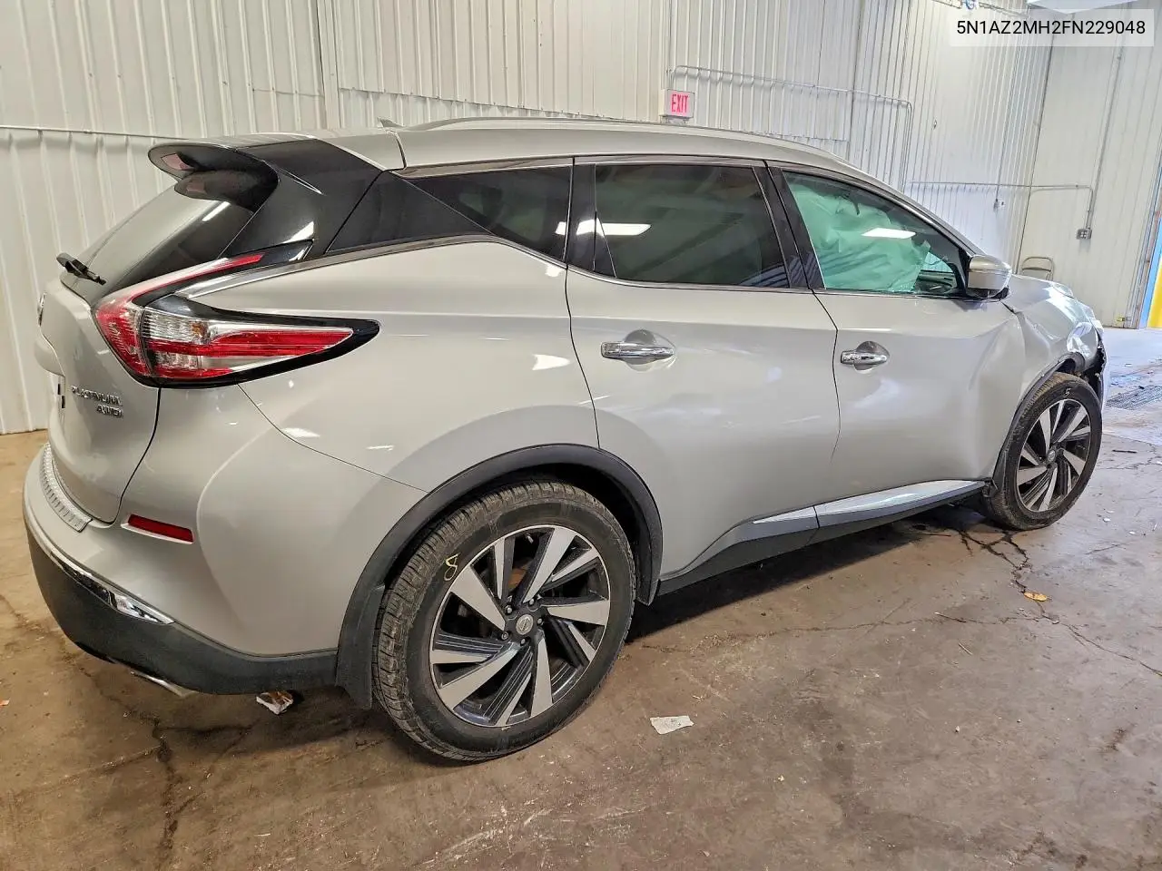 2015 NISSAN MURANO VIN 5N1AZ2MH2FN229048 — фото 3