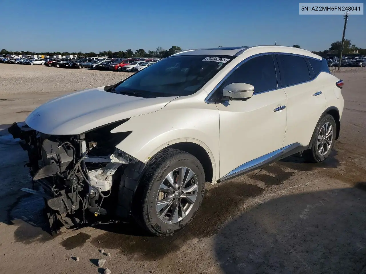 NISSAN MURANO 2015, VIN 5N1AZ2MH6FN248041