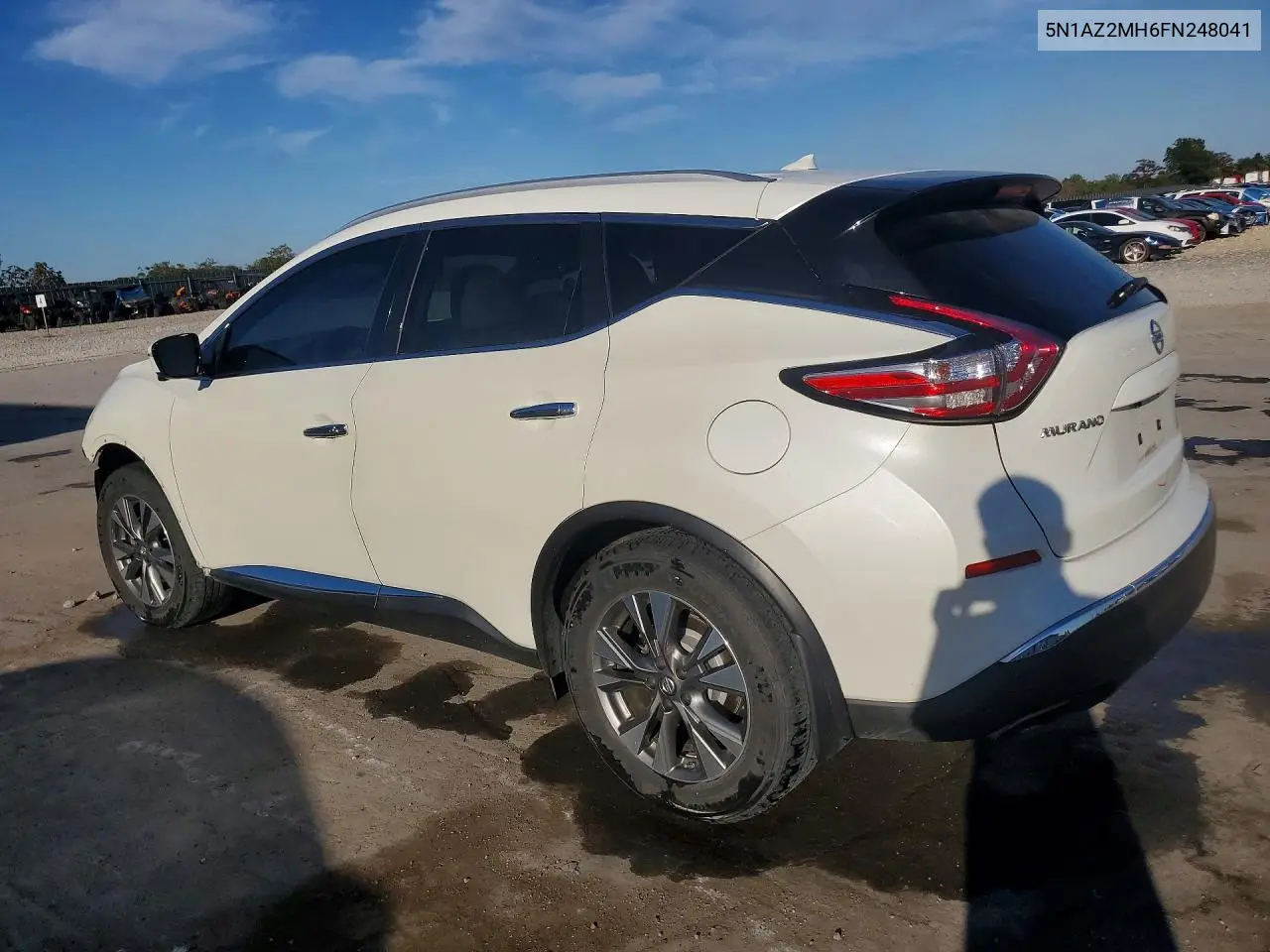 2015 NISSAN MURANO VIN 5N1AZ2MH6FN248041 — фото 2