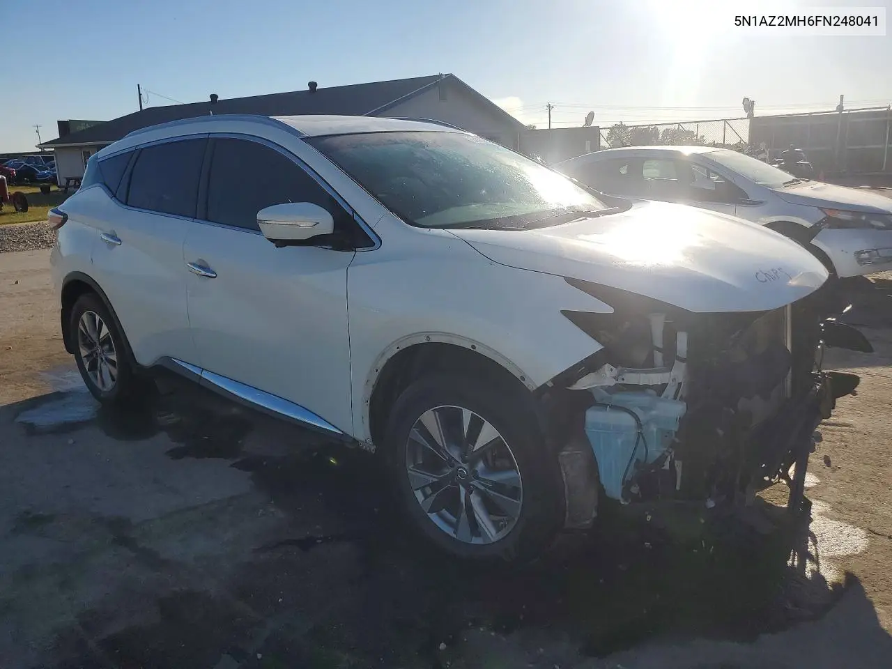 2015 NISSAN MURANO VIN 5N1AZ2MH6FN248041 — фото 4