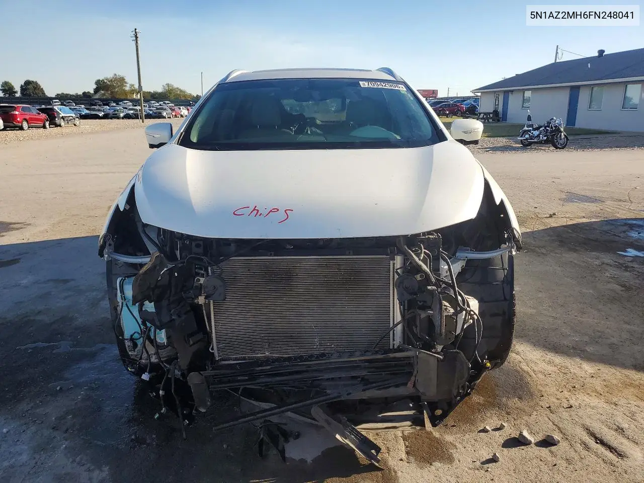 2015 NISSAN MURANO VIN 5N1AZ2MH6FN248041 — фото 5