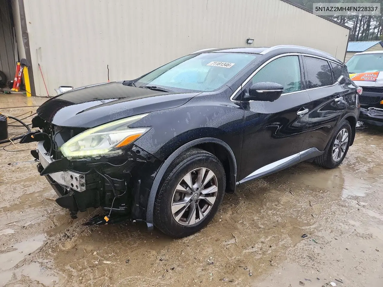 NISSAN MURANO 2015, VIN 5N1AZ2MH4FN228337