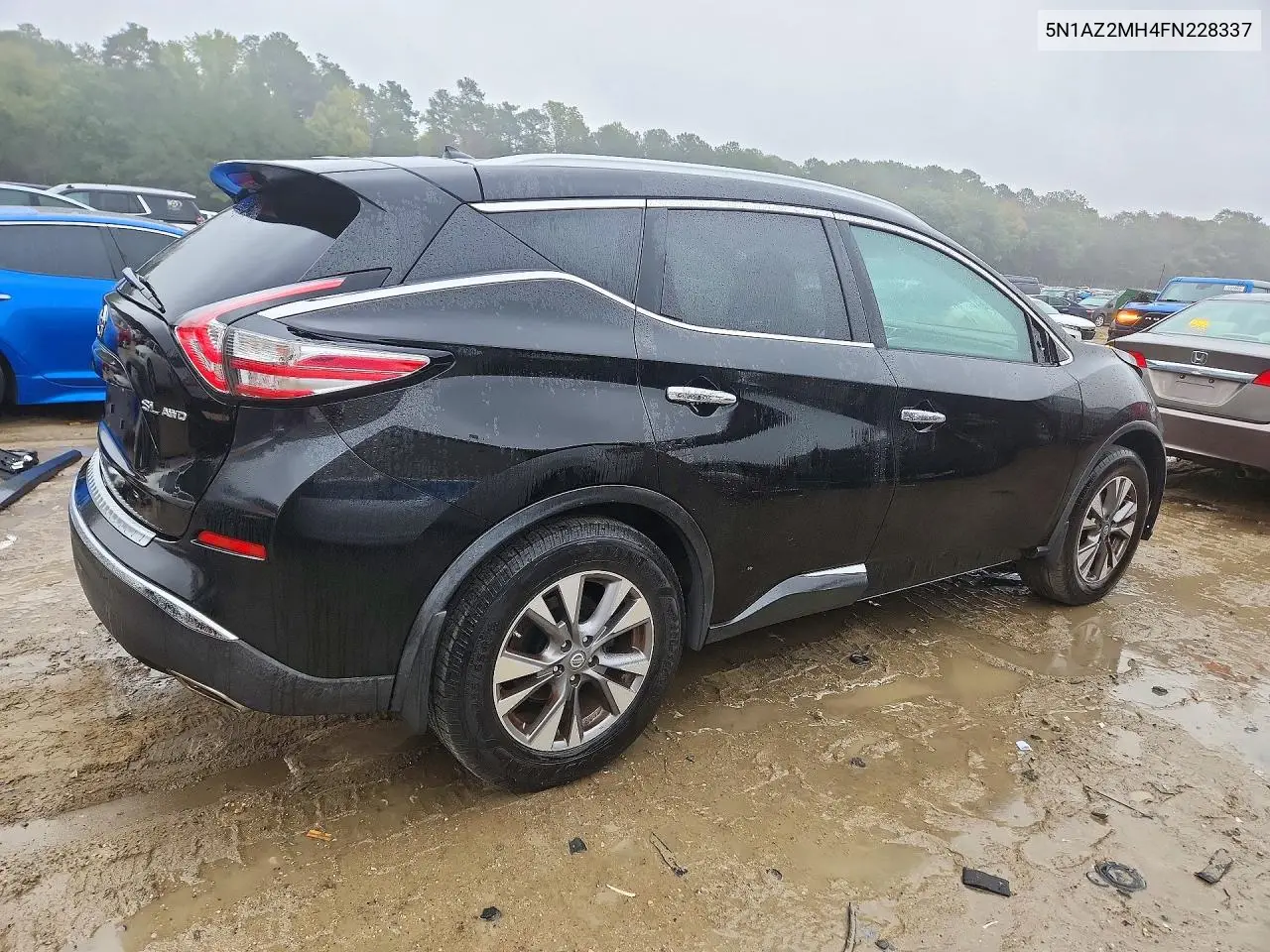 2015 NISSAN MURANO VIN 5N1AZ2MH4FN228337 — фото 3