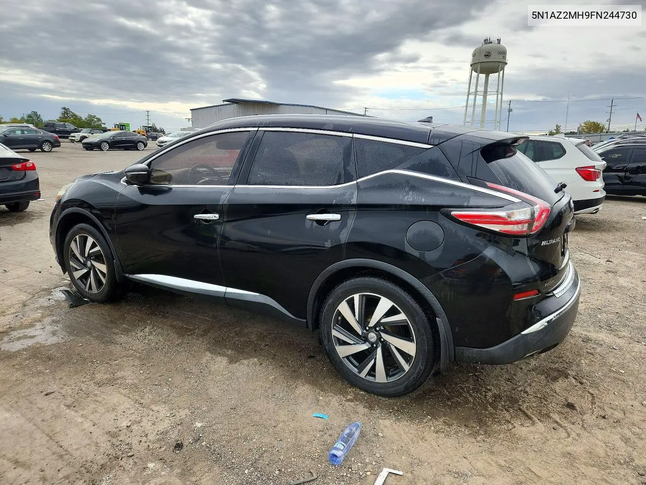 2015 NISSAN MURANO VIN 5N1AZ2MH9FN244730 — фото 2
