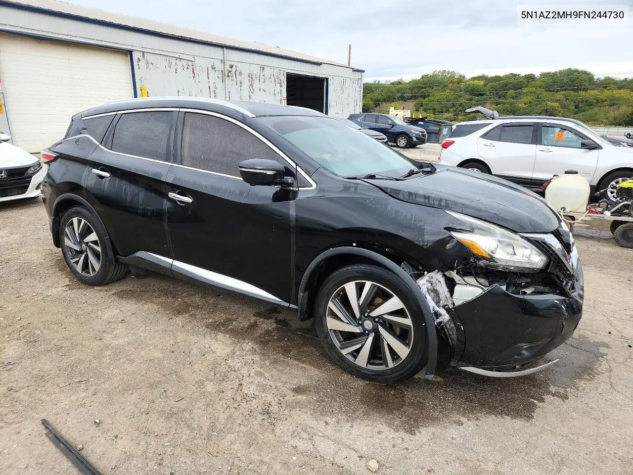 2015 NISSAN MURANO VIN 5N1AZ2MH9FN244730 — фото 4