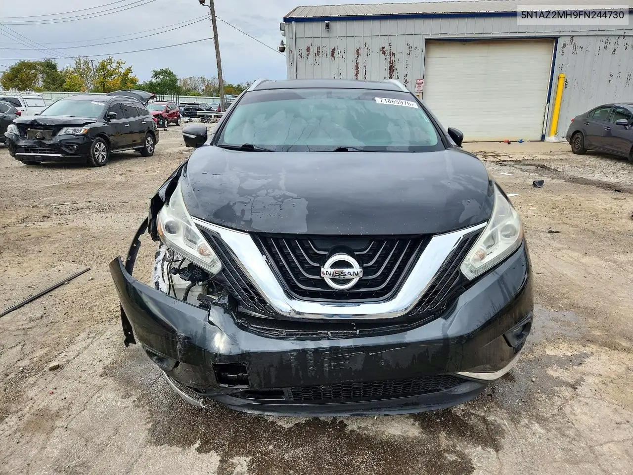 2015 NISSAN MURANO VIN 5N1AZ2MH9FN244730 — фото 5