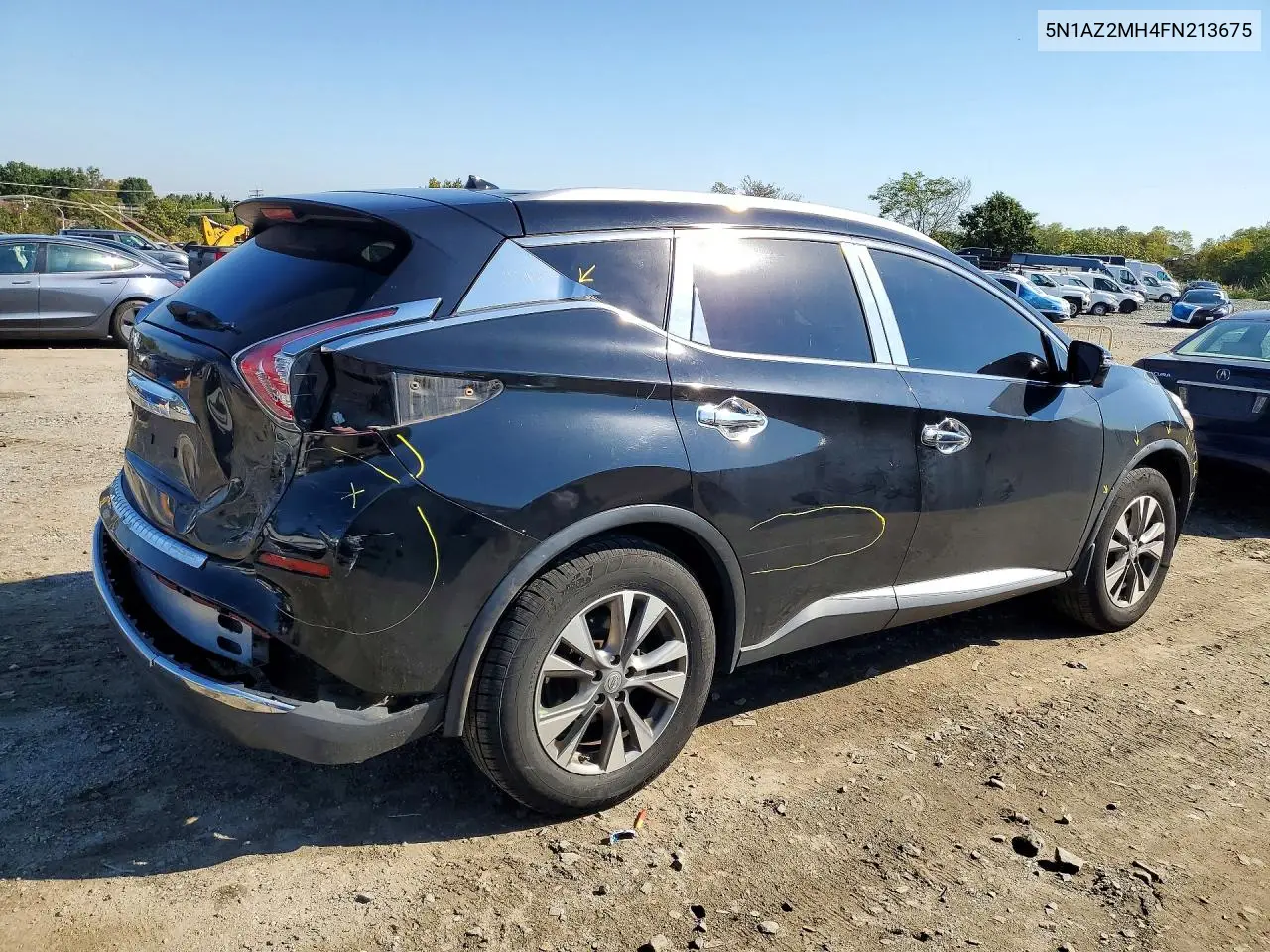 2015 NISSAN MURANO VIN 5N1AZ2MH4FN213675 — фото 3